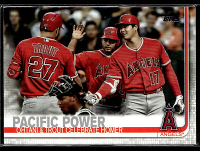 #ad 2019 Topps Update #US189 Mike Trout Shohei Ohtani SN2019 Baseball Los Angeles $2.75