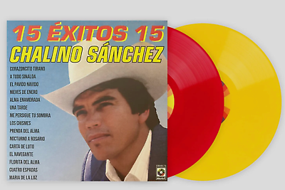 #ad CHALINO SANCHEZ 15 EXITOS 15 VINYL EXCL RED YELLOW LP NIEVES DE ENERO NEW $58.99