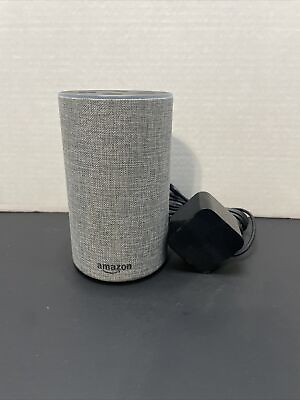 #ad Amazon Gray Alexa Smart Speaker With Power Cable $19.99