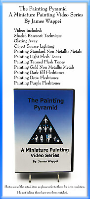 #ad The Painting Pyramid A Miniature Painting Video Series by James Wappei $125.99