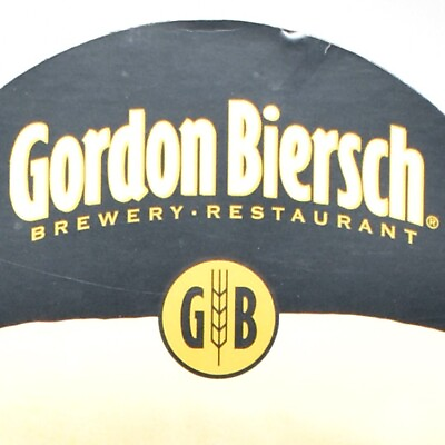 #ad Vintage 2003 Gordon Biersch Brewery Restaurant Menu Seattle Washington $27.50