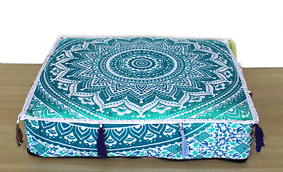 #ad Indian Floor Mandala Pillow Cover 16X16quot; Use To Cushion Cover amp; Dog Bed Cover $19.52
