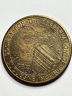 #ad Society for Preservation of the Duquesne Heights Incline Medal Pittsburgh PA sg1 $14.99