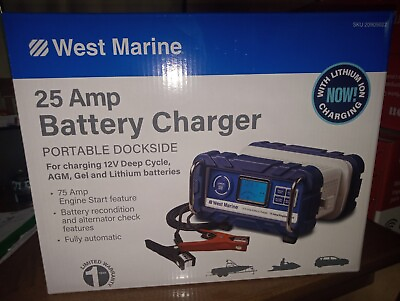 #ad west marine battery charger . It charges cars boats jet skis and motorcycles $120.00
