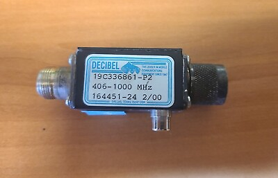 #ad Decibel Unidirectional RF Power Sensor 19C336861 P2 $49.99