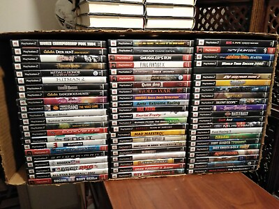 #ad PlayStation 2 PS2 Games w manuals Most are Mint $124.00