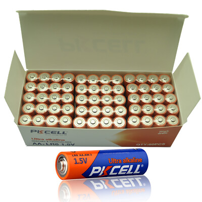 #ad 60Pcs Size AA Batteries E91 AM3 ND62S 1.5V Alkaline for motion lights EXP12 2033 $21.99