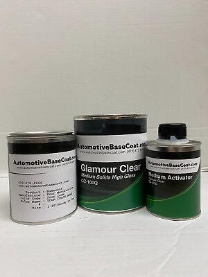 #ad Acura Basecoat Paint PICK YOUR COLOR 1 PT Ready to Spray Paint w Clear Kit $92.88