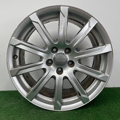 #ad 18quot; x 8quot; Silver Alloy Genuine Factory OEM Wheel Rim 2009 2013 Audi A4 S4 TT $161.99