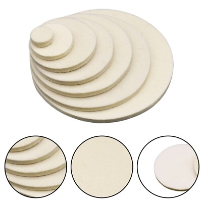 #ad 1pc Inch Wool Felt Polishing Pad Wheel For Car Glass Stainless Steel Accessories $8.11
