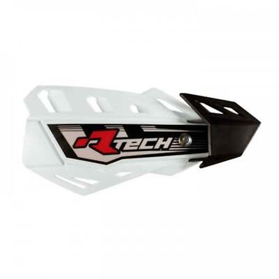 #ad RaceTech FLX Motocross Enduro Hand Guards With Mounting Kit White GBP 34.19