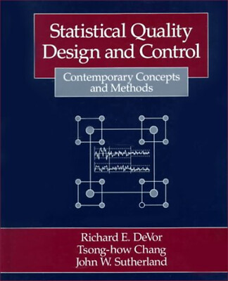 #ad Statistical Quality Design and Control : Contemporary Concepts an $7.87