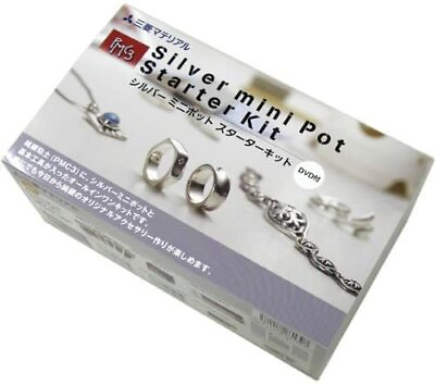 #ad Mitsubishi Materials Silver Mini Pot Starter Kit Sterling Silver Clay PMC3 New $72.98