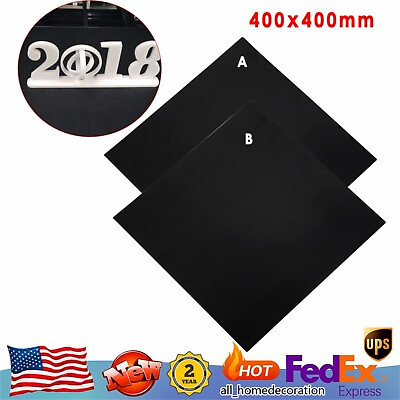#ad 400x400mm Square Build Surface Heat Hot Bed Magnetic Sticker Mat for 3D Printer $24.70