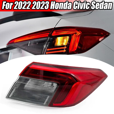 #ad LED Rear Lamp Passenger Right Side Tail Light For 2022 2023 Honda Civic Sedan $75.99