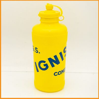 #ad NOS IGNIS TEAM MASI 60S VINTAGE WATER BOTTLE ROAD BIKE OLD YELLOW ALE 50S $94.46
