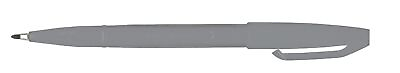 #ad PENTEL S520 Sign Pen Grey $14.02