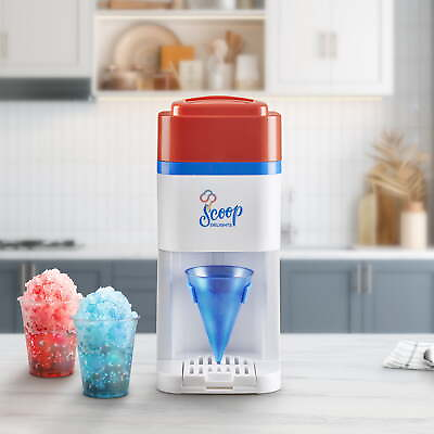 #ad Scoop Delights Snow Cone amp; Shaved Ice Maker Red for All Ages. $21.58