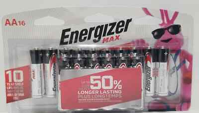 #ad Energizer AA Batteries Max Alkaline 16 Count LOC PEG 3 LP $16.99