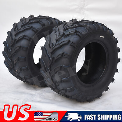 #ad 2PCS ATV Tires 25X12 12 25x12x12 6PR UTV SxS Off Road Mud All Terrain Tire $181.42