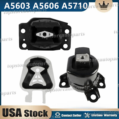 #ad Engine Mount Set for 2013 2020 Ford Fusion 2.5L Automatic Motor Mount Kit 3pcs $65.68