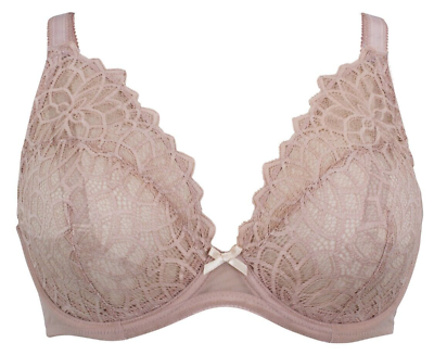 #ad New amp; Sealed WONDERWIRE Glamorise 9850 Bra 46G Contoured Cups STRETCH LACE Nude $16.99