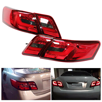 #ad LED Tail Lights Set Fits For 2006 2011 Toyota Camry Smoked Rear Tail Lamps Assy $130.00
