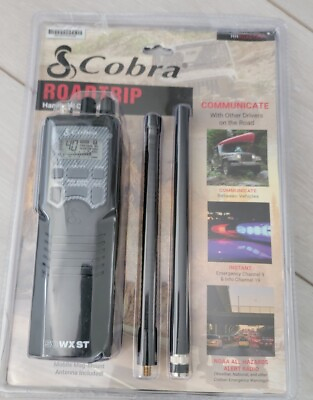 Cobra HH RT 50 Road Trip Portable 40 Channel CB Radio Antenna $75.00