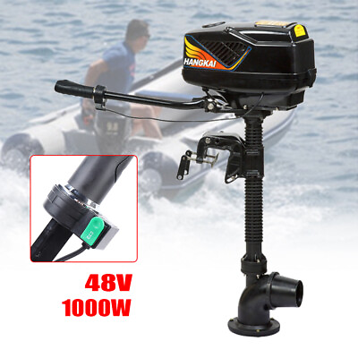 #ad Electric Outboard Motor Marine Boat Engine 4.0JET PUMP Accelerated Start 1000W $256.50
