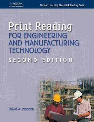 #ad Print Reading for Engineering and Manufacturing Technology Delmar Learning Blue $13.20