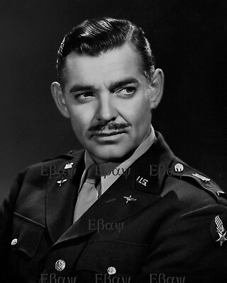 #ad Clark Gable Actor 8X10 Photo Reprint $14.95