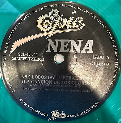 #ad Nena 99 Red Balloons 12” Vinyl RARE Long Version $44.99