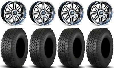 #ad MSA Vibe 14quot; Wheels Dark Tint 28quot; Kongur Tires CFMoto ZForce 950 UForce 1000 $1175.28