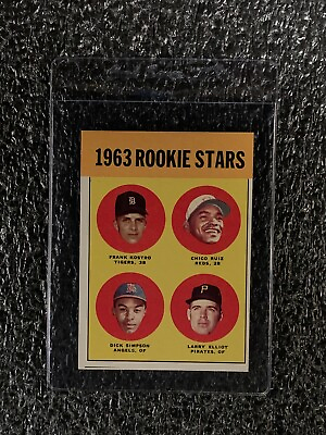#ad 1963 Topps Baseball #407 1963 Rookie Stars EX $14.99