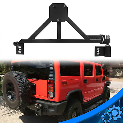 #ad Spare Tire Carrier Rack W Drop Down Option Rear Black Fit Hummer H2 2003 2009 $169.00