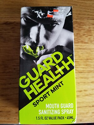 #ad MOUTHGUARD SANITIZING SPRAY Guard Health Sport Mint 1.5 fl oz NEW 04 21 exp $4.99