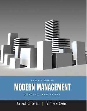#ad Modern Management: Concepts and Paperback by Certo Ph.D. Samuel Very Good $5.64