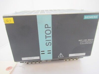 #ad Siemens 6EP1436 3BA00 Sitop Power Used Tested $250.00