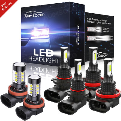 Combo LED for Toyota Highlander 2014 2020 Headlight Bulbs HighLowFog Light $59.99