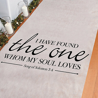 #ad Song Of Solomon Aisle Runner Wedding Ceremony Decorations 3#x27; x 100#x27; $25.47