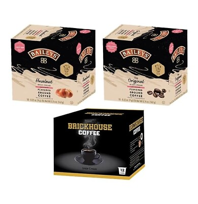 #ad Irish Cream Single Serve Coffee Bundle with Brickhouse and Bailey#x27;s 48 cups $29.00