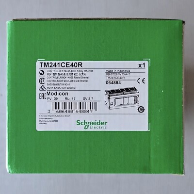 #ad Schneider TM241CE40R IN STOCK ONE YEAR WARRANTY FAST DELIVERY 1PCS NIB $605.00