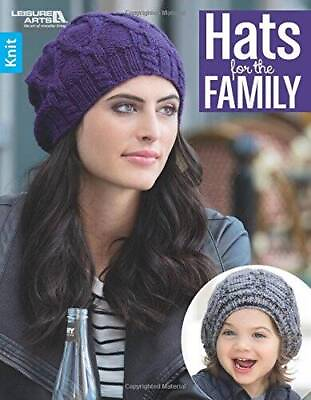 #ad Hats for the Family Knit Leisure Arts Knit Paperback GOOD $6.69