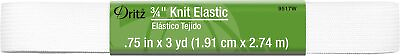#ad #ad Knit Elastic 3 4#x27;X3yd White $5.13