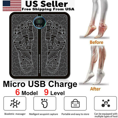 #ad Ems Foot Massager Neuropathy Feet for Circulation and Pain Relief USA $7.99
