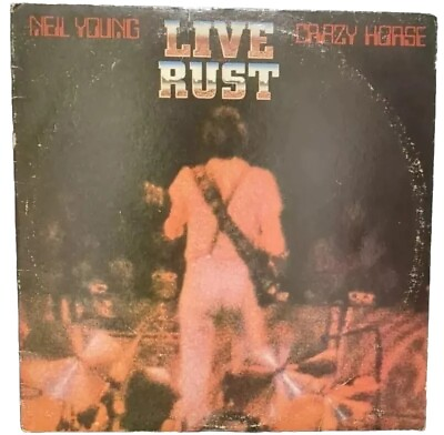 #ad 1979 Neil Young amp; Crazy Horse Live Rust Double Record LP $12.99