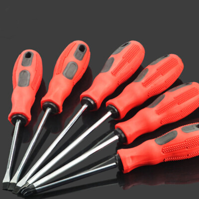 #ad Phillips Slotted Straight Screwdriver Multi Functional Household Magnetic New $4.29