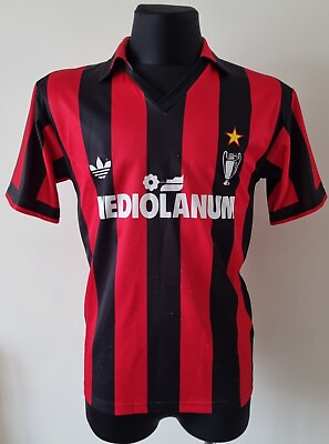#ad AC Milan 1990 1991 Home football Adidas shirt size Medium $220.00