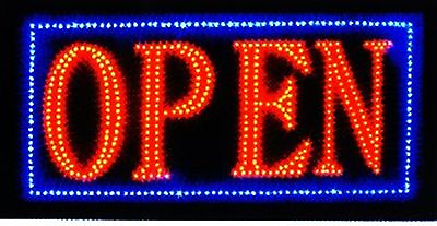 #ad Open Sign Vivid Attention Catcher Animated LED Neon Business Light Classic Look $26.99