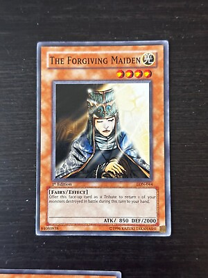 #ad Yu Gi Oh The Forgiving Maiden LON 044 1st Edition NM $1.80